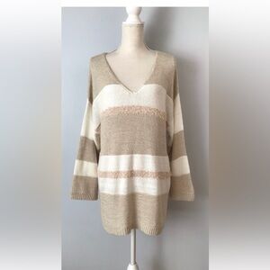 Soft Surroundings V-neck Tunic Sweater